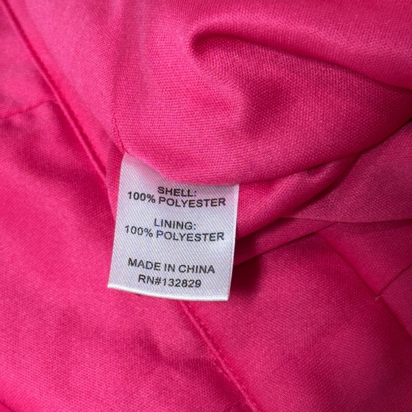 Superdown Pink Ruffle Sleeve Deep V-Neck Open Back Mini Dress Size L NEW - Picture 5 of 12